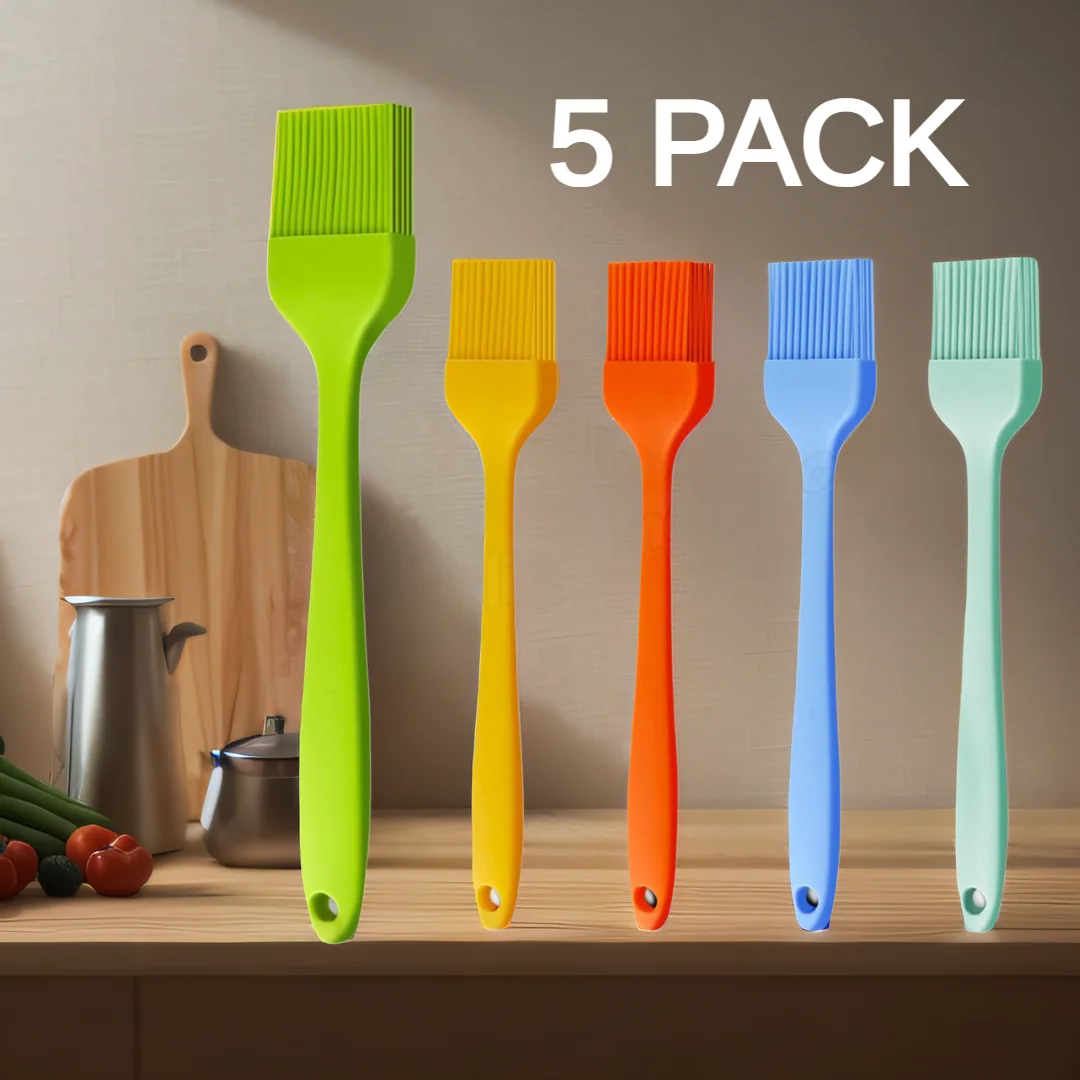 Pastry Brush Silicone - 5/3/2/1pcs Silicone Kitchen Brush Basting Pastry