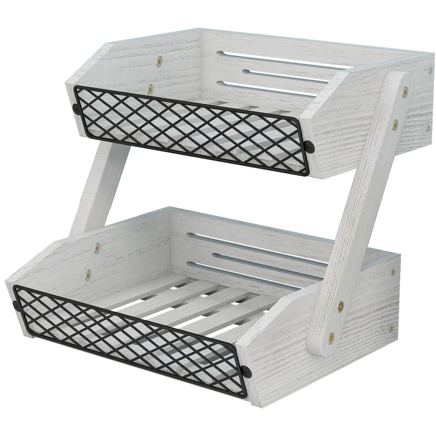 Kitchen Baking Storage - Fruit Basket for Kitchen, 2 Tier
