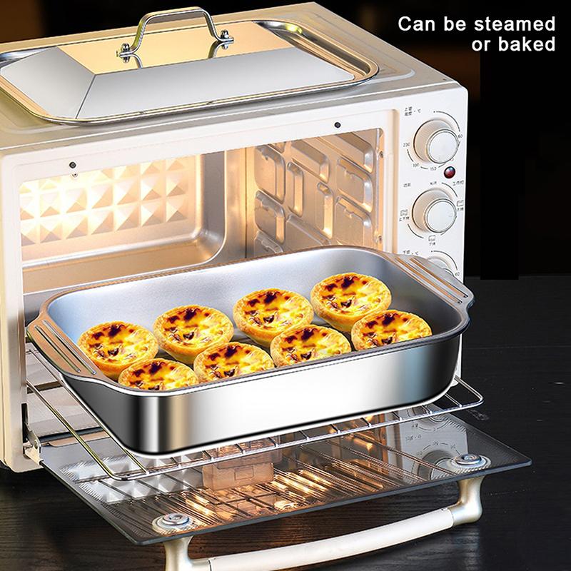 Kitchen Baking Appliances - 【YA】Stainless Steel Grilling Baking Pan with