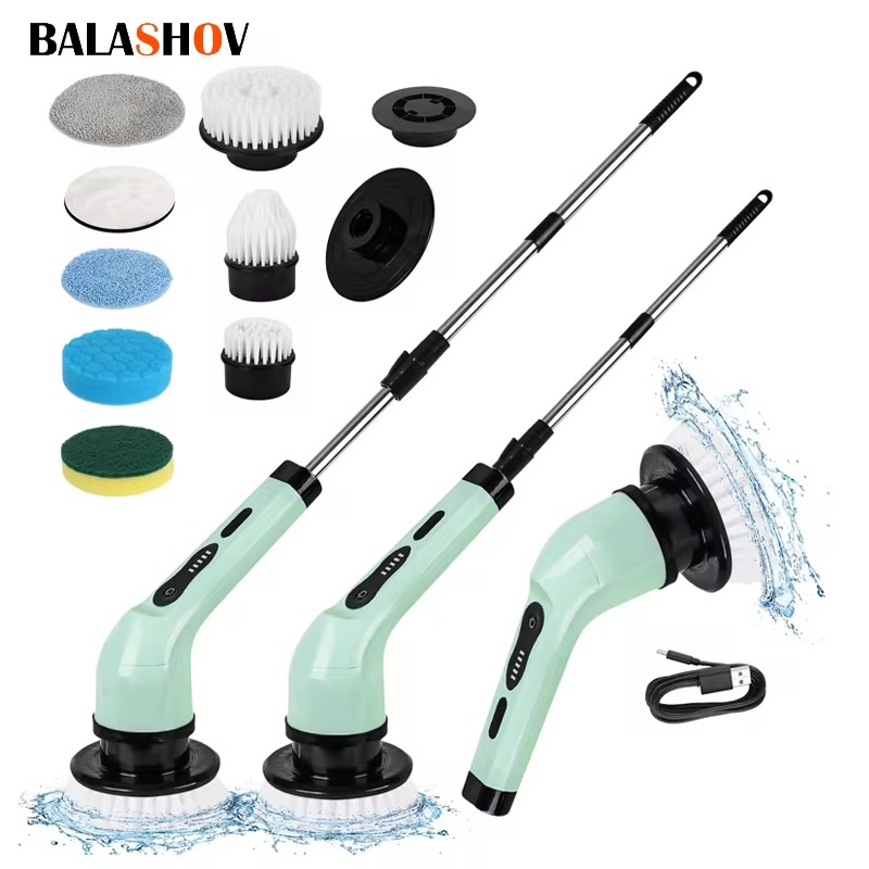 Kitchen Job - 9-in-1 Multifunctional Wireless Electric Cleaning Brush