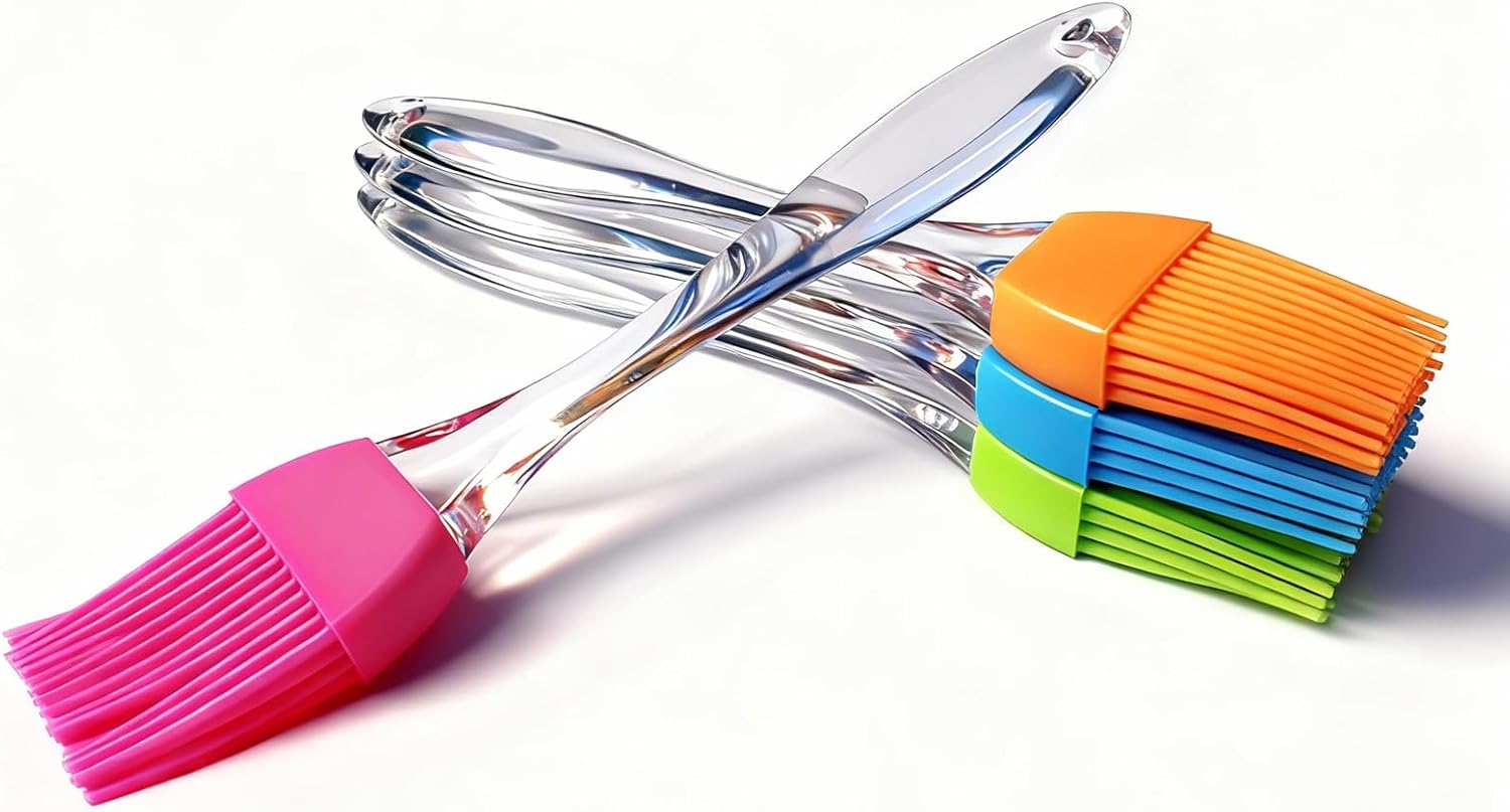 Pastry Brush Silicone - Silicone Pastry Brush, Heat Resistant Basting
