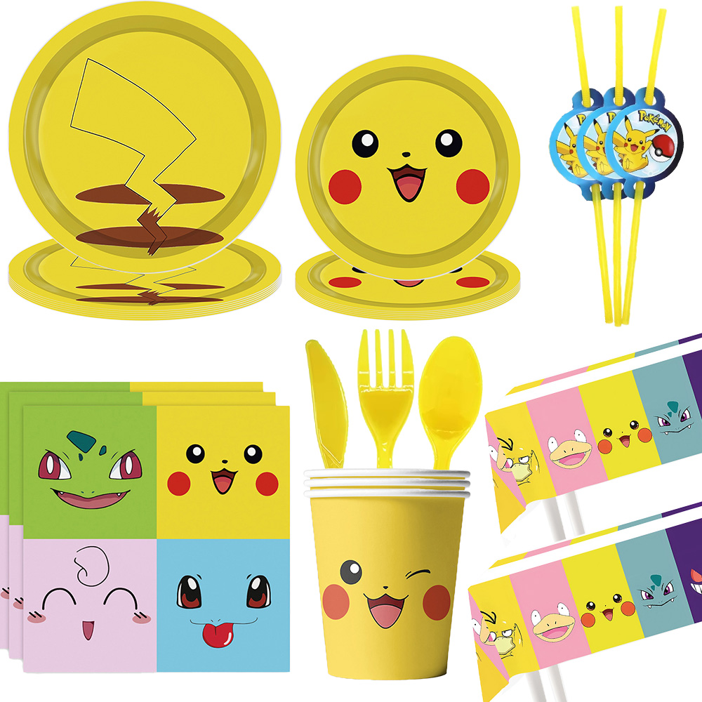 Kitchen Baking Gifts - Pokemon Birthday Party Decoration Cartoon Pokemon