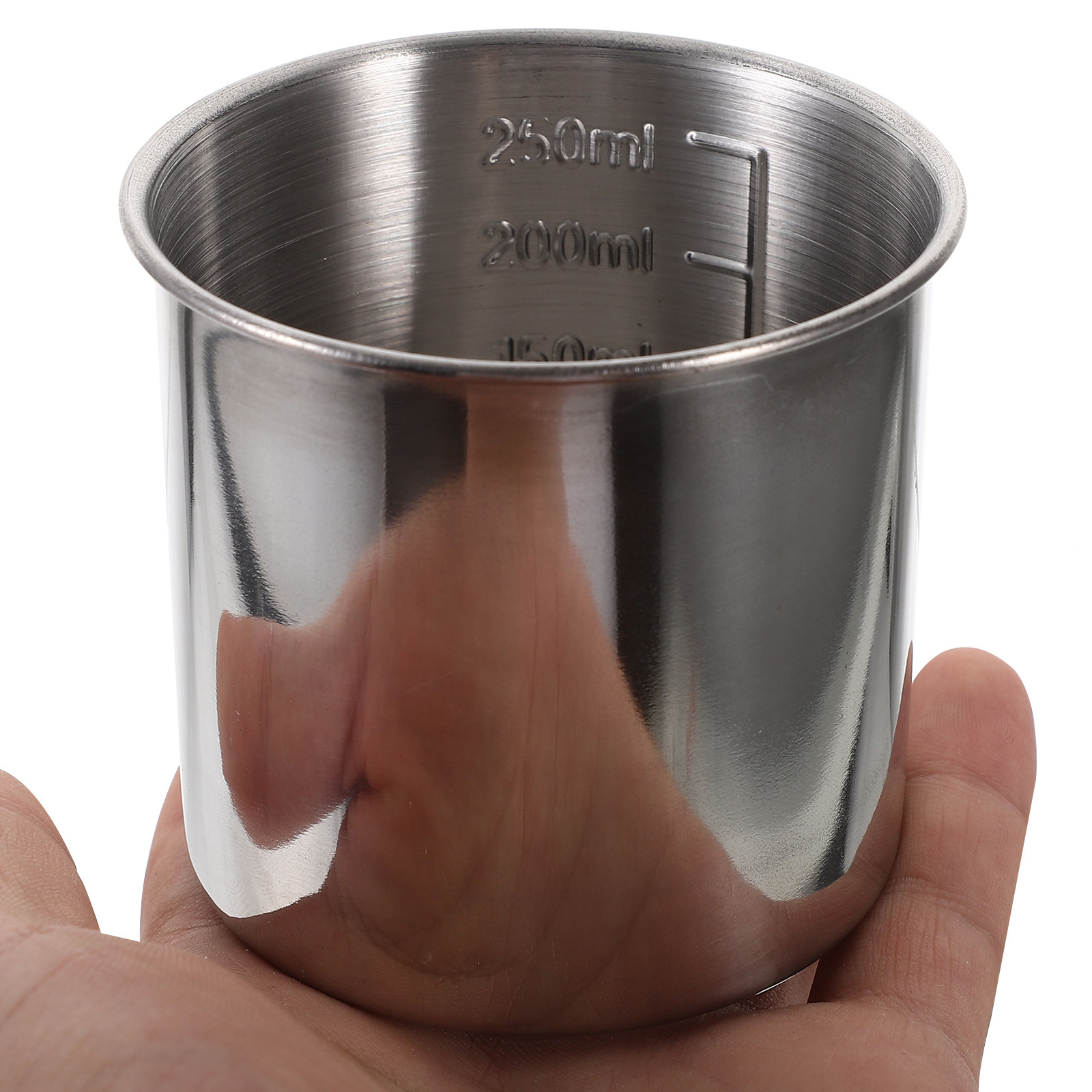 Kitchen Baking Containers - 2Pcs Stainless Steel Measuring Cups Portable
