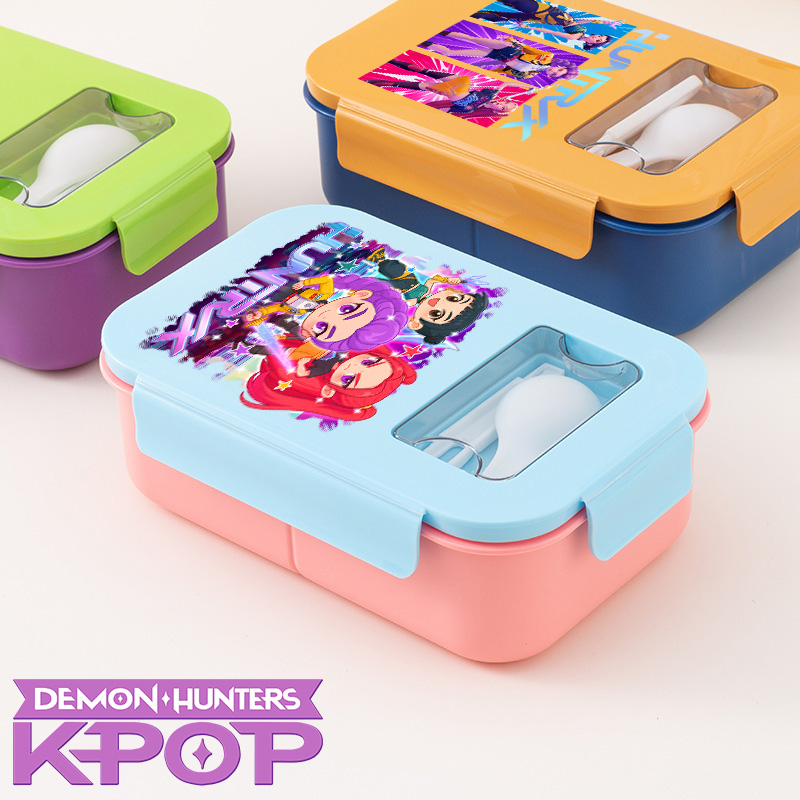 Kitchen Baking Tray Organizer - KPOP Demon Hunters Lunch Box Anime