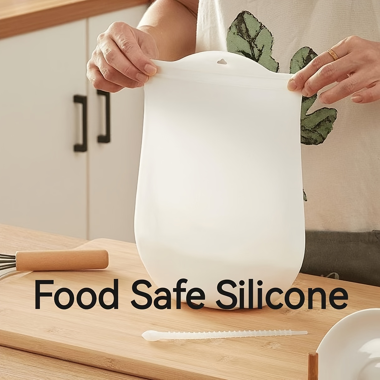 Kitchen Baking Mess - Food Grade Silicone Dough Bag -