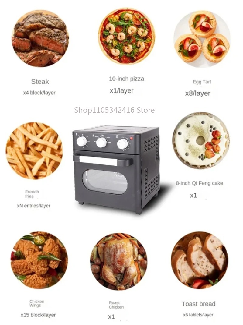Compact 1200W 16L Electric Air - Kitchen Baking Appliances avis et prix