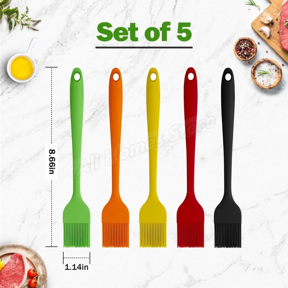 5/3/2/1pcs Silicone Kitchen Br - Pastry Brush Silicone avis et prix