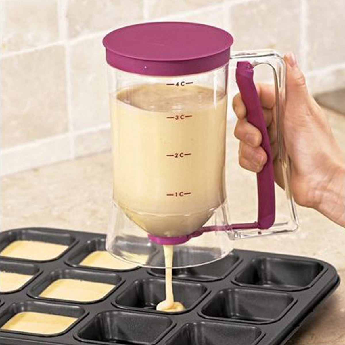 900ml Batter Dispenser Kitchen - Kitchen.Baking Labels avis et prix