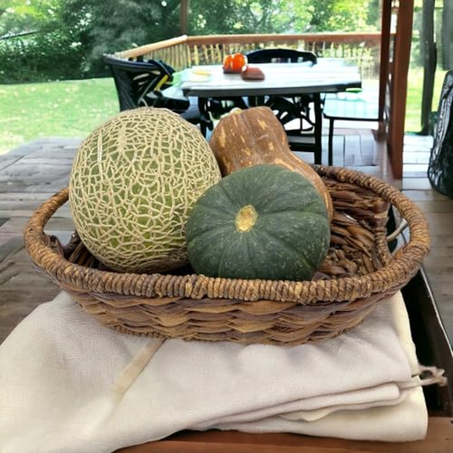 Handwoven Oval Wicker Baskets  - Kitchen Baking Storage avis et prix