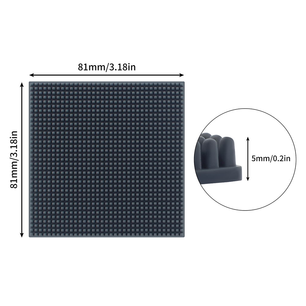 NEWEST DIY 81*81*5mm Silicone  - Pastry Brush Silicone avis et prix