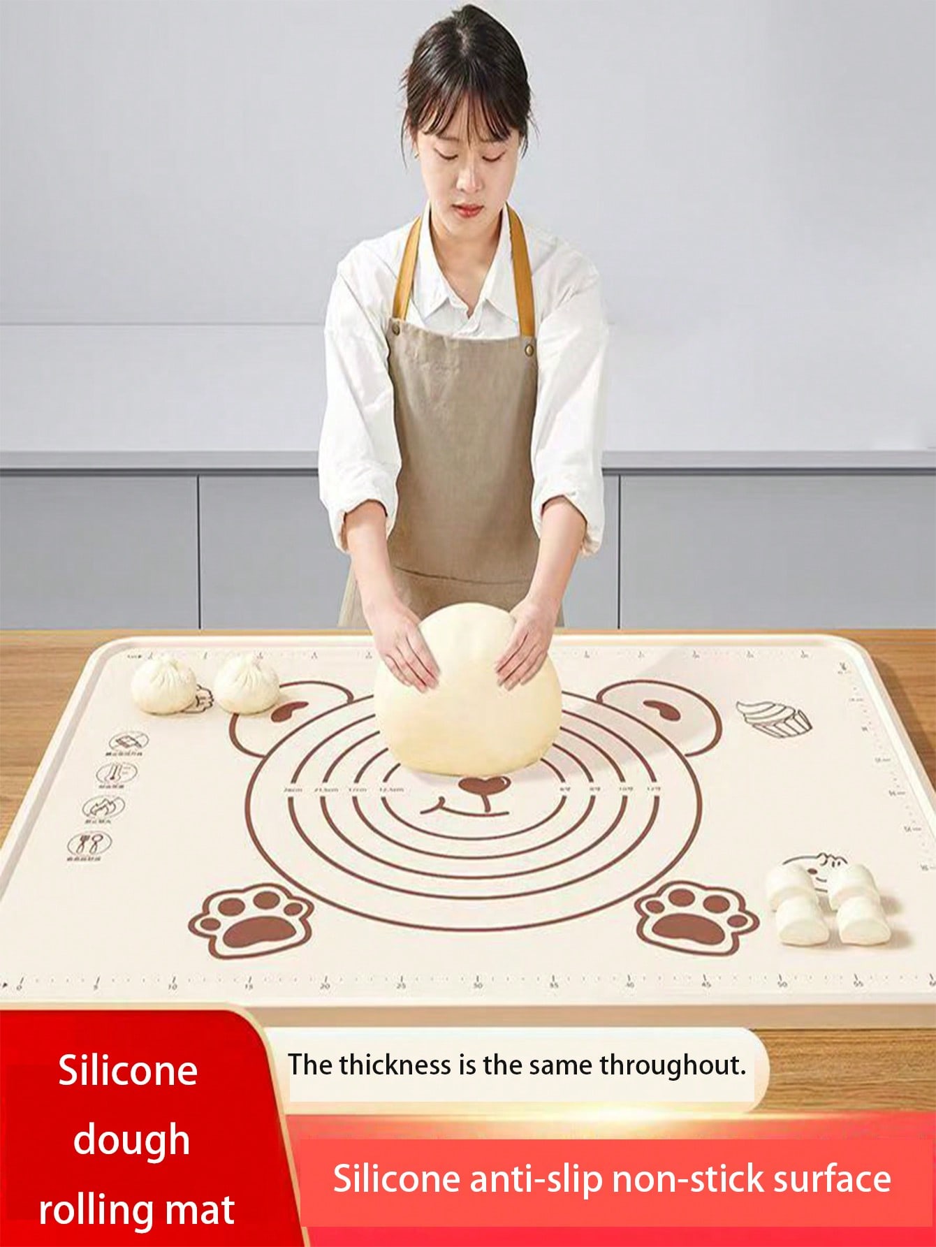 Extra Thick Silicone Baking Ma - Kitchen Roll Baking avis et prix