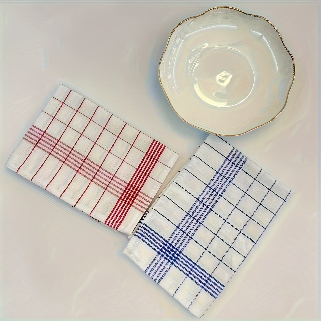 3/8Pcs, Colorful Simple Plaid  - Kitchen Baking Must Haves avis et prix