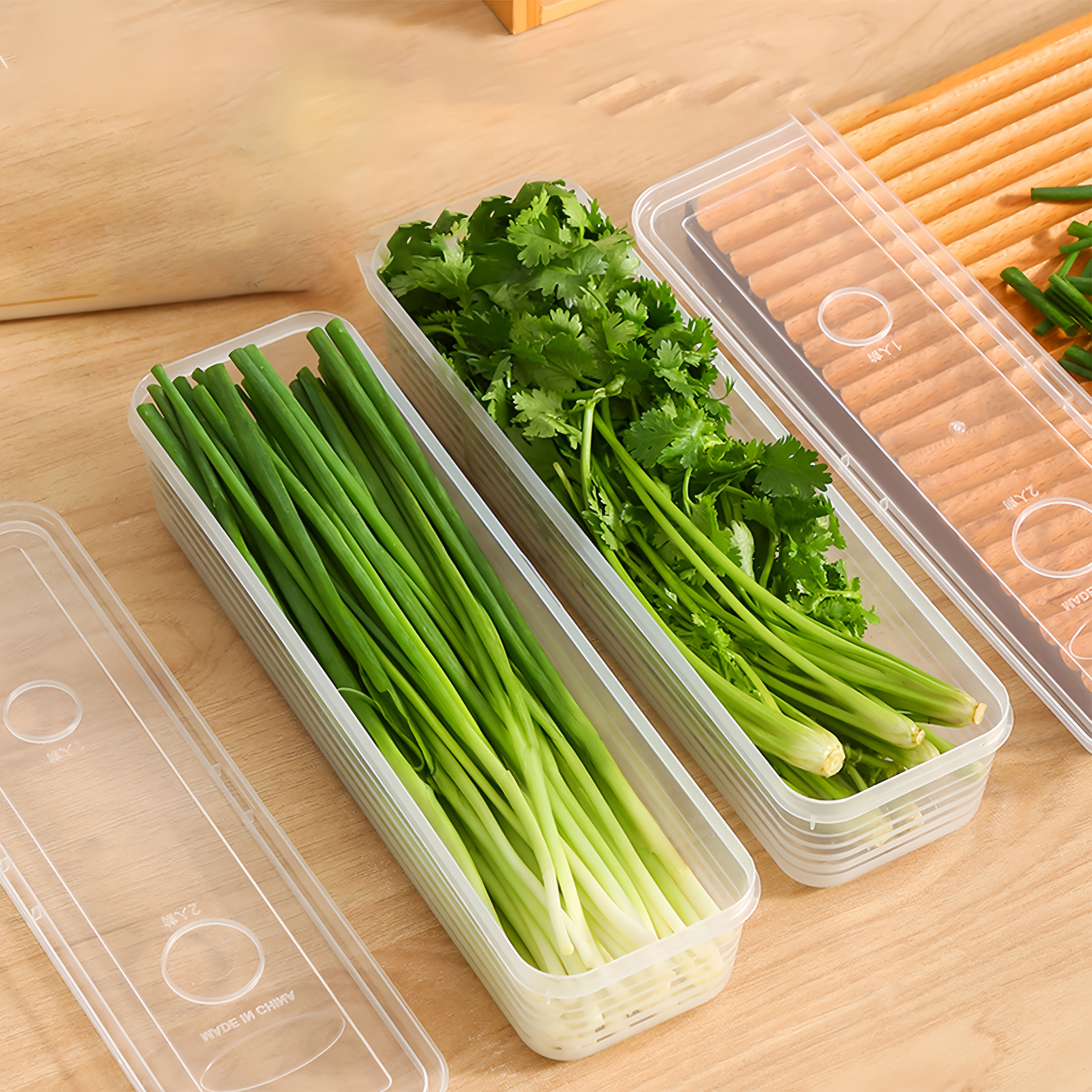 2/4/6pcs Food Vegetable Storag - Kitchen Baking Tray Organizer avis et prix