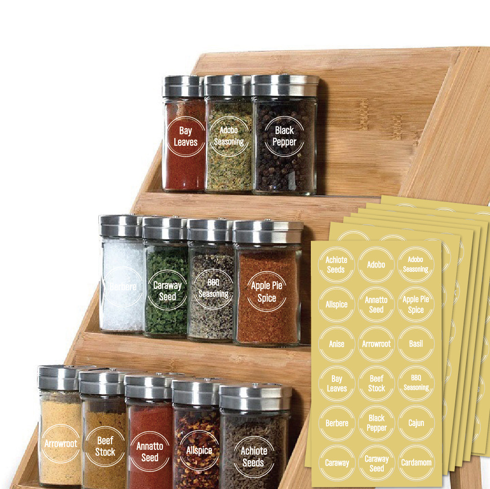 144pcs Spice Jar Labels Sticke - Kitchen.Baking Labels avis et prix