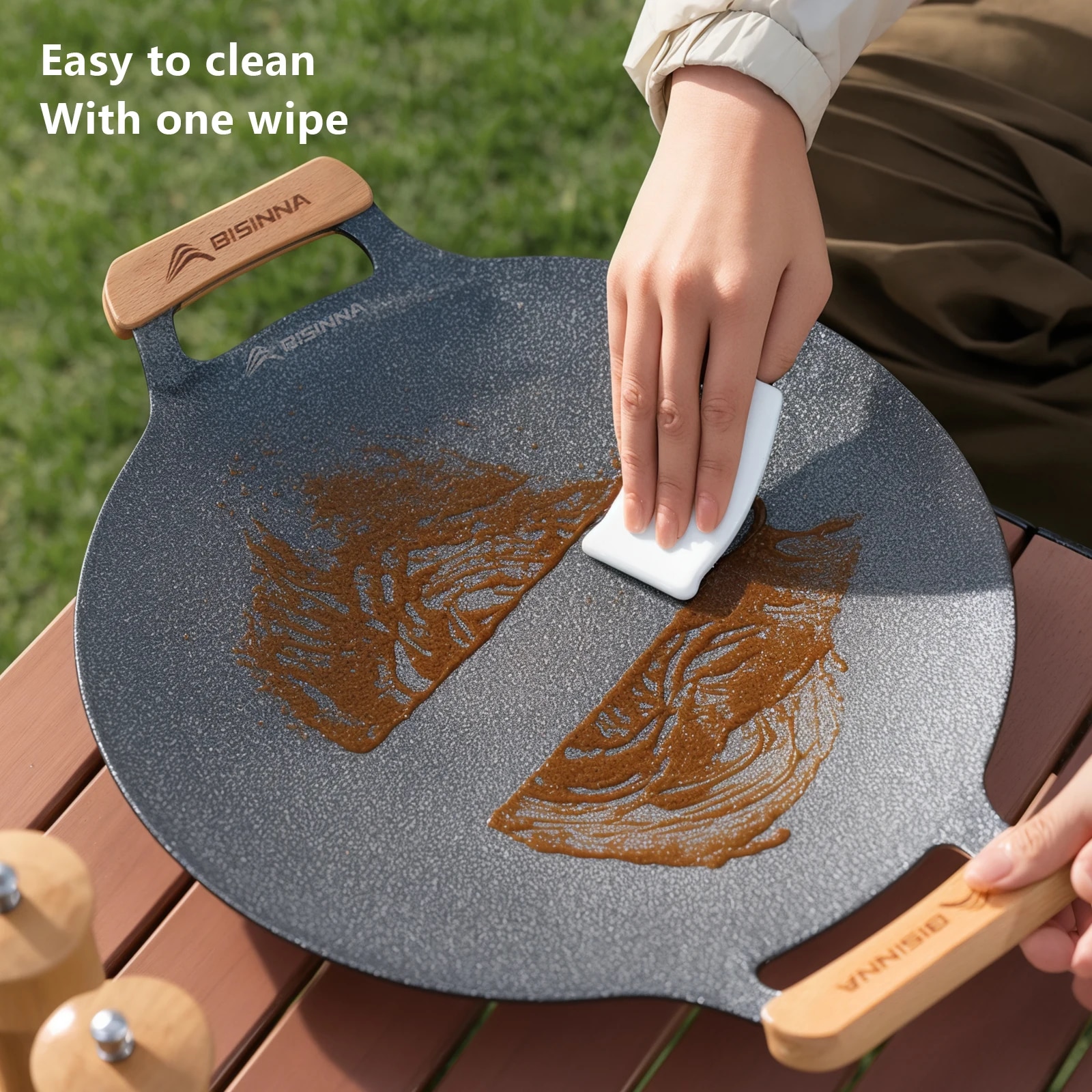 BISINNA 34CM Outdoor BBQ Grill - Kitchen Baking Containers avis et prix