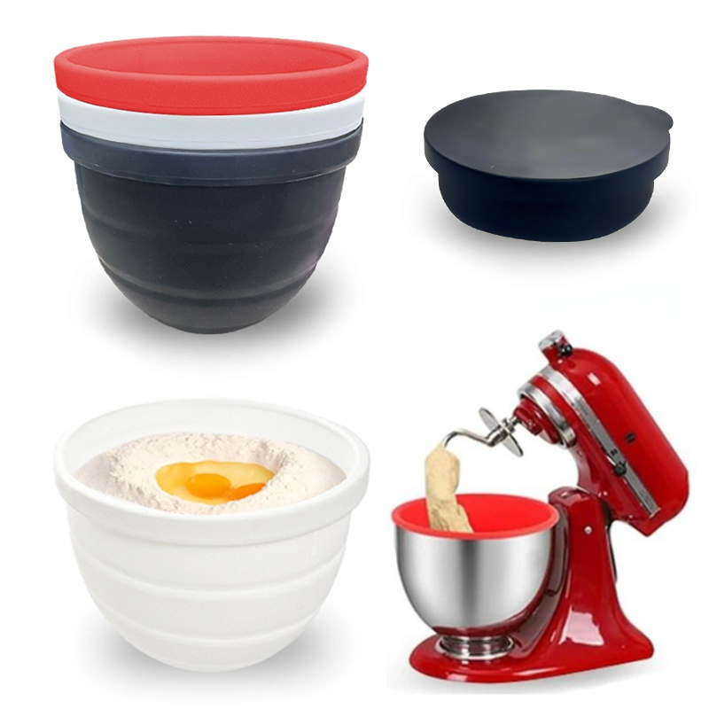 Foldable Silicone Bowl With Li - Kitchen Aid Baking Lid avis et prix