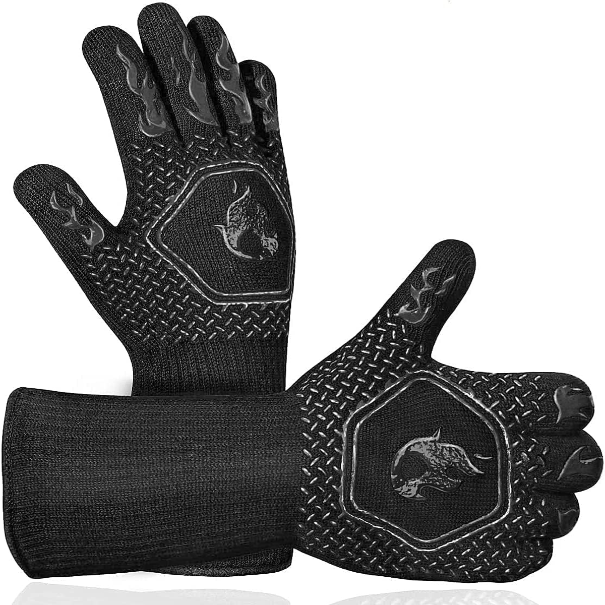 BBQ Grill Gloves High Temp Res - Kitchen Baking Gloves avis et prix