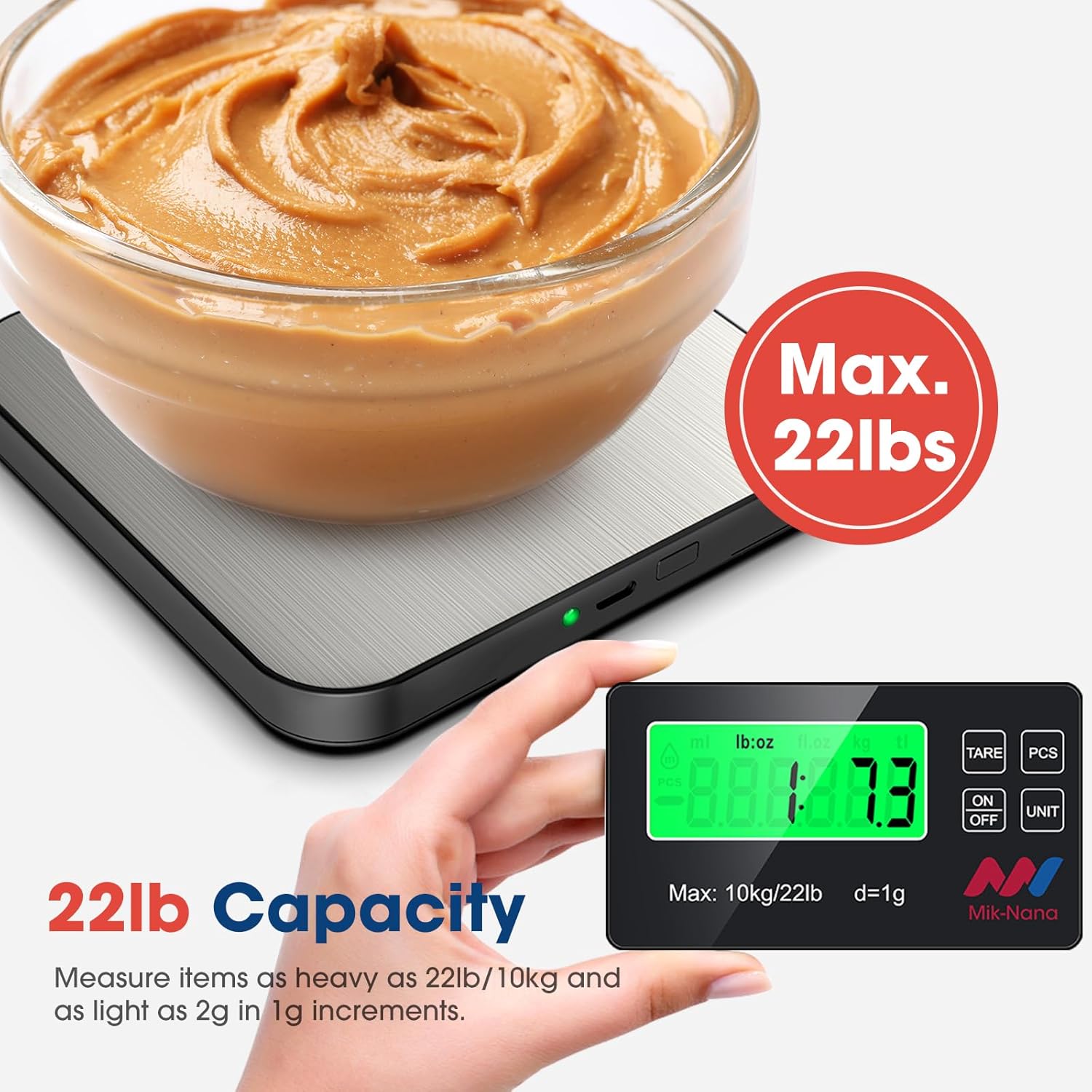 22lb Digital Kitchen Scale wit - Kitchen With Baking Area avis et prix