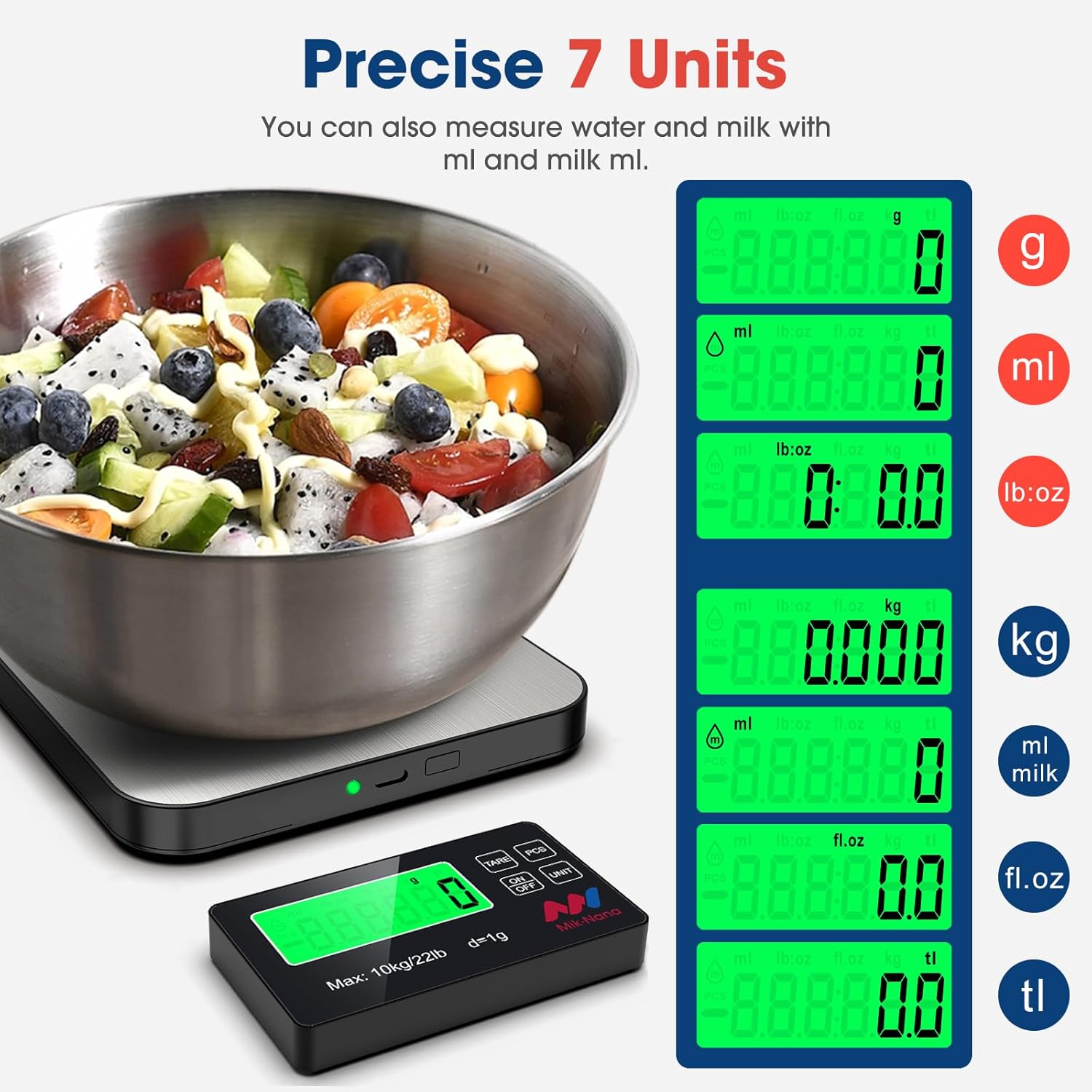 22lb Digital Kitchen Scale wit - Kitchen With Baking Area avis et prix