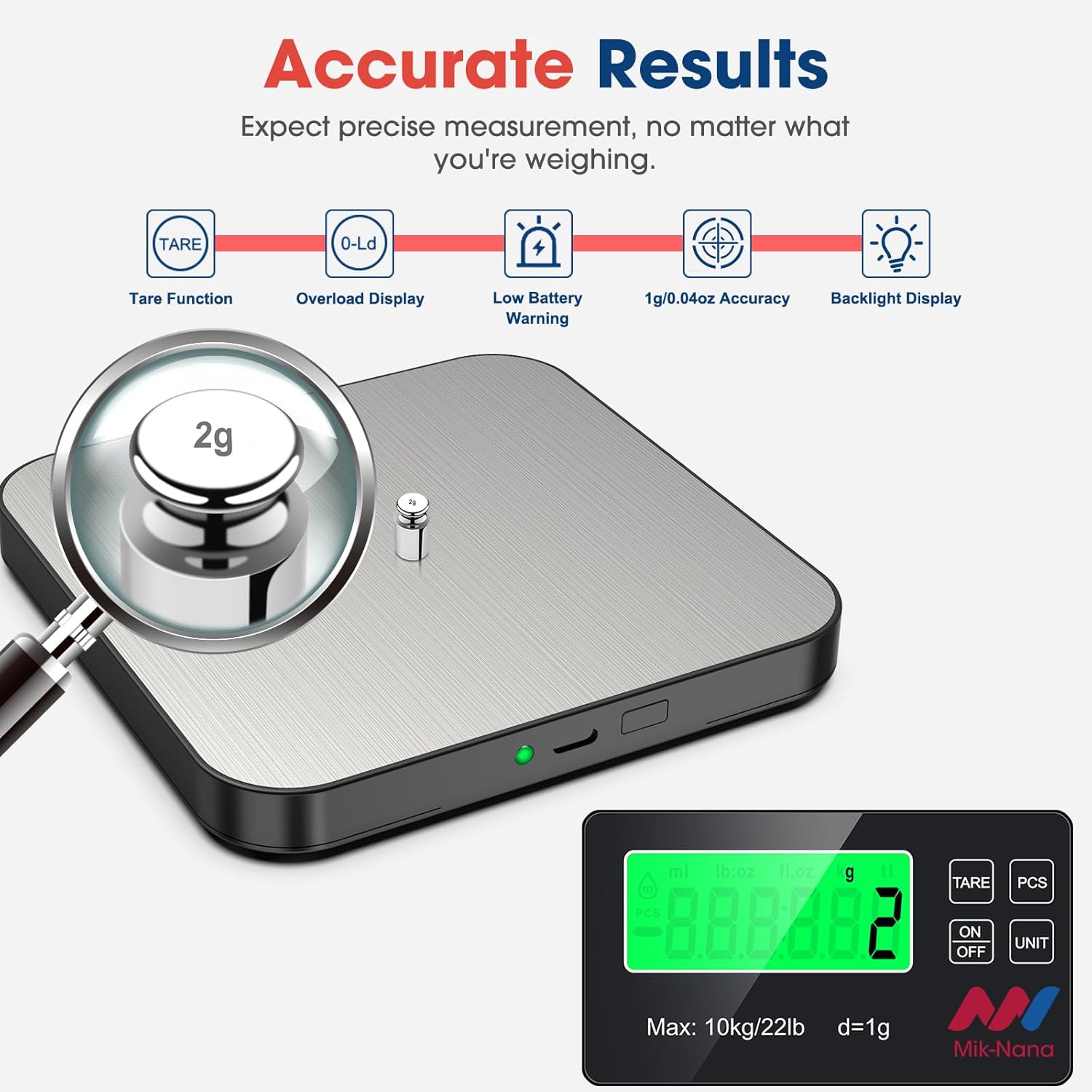 22lb Digital Kitchen Scale wit - Kitchen With Baking Area avis et prix