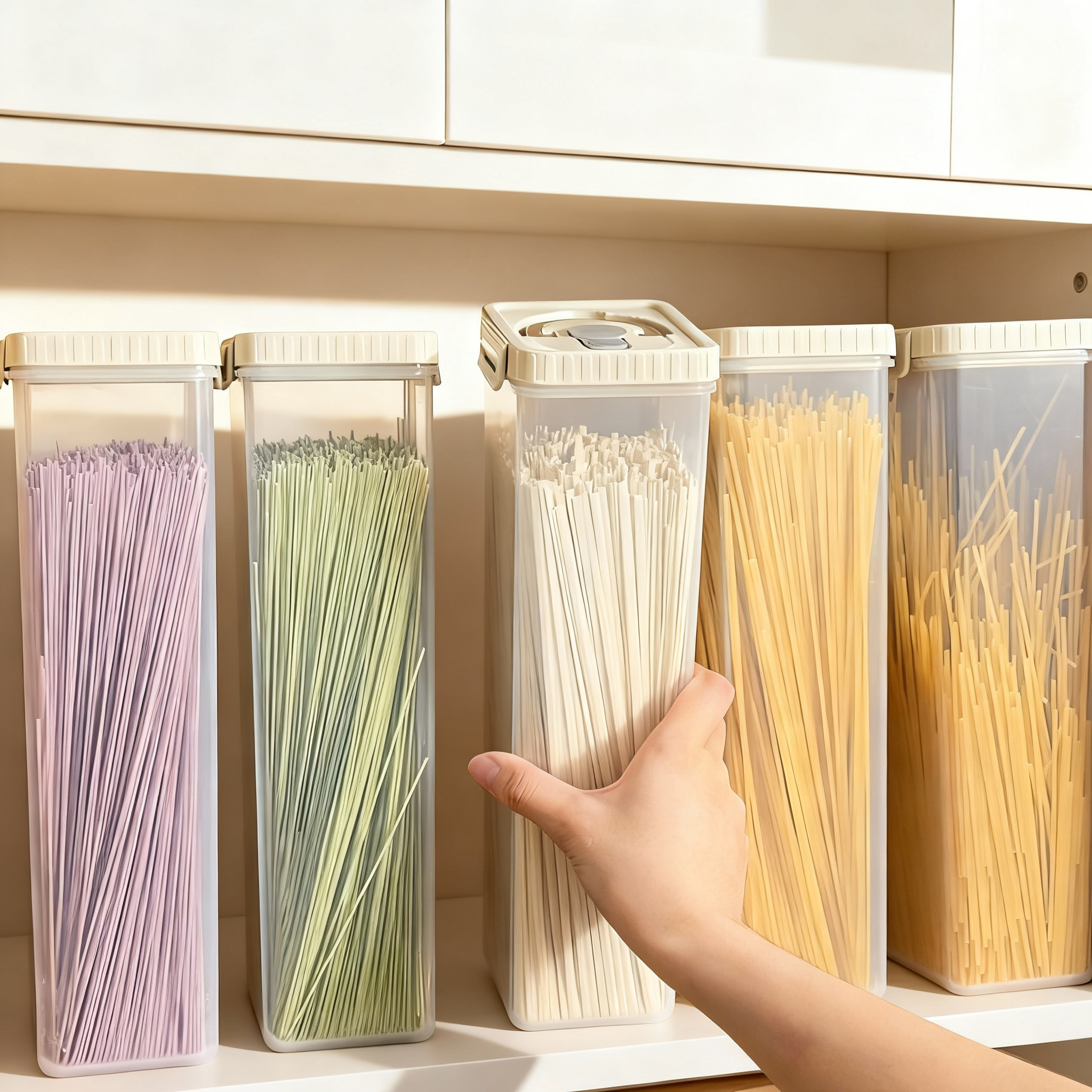 Noodles Sealed Storage Box Wit - Kitchen Baking Tray Organizer avis et prix