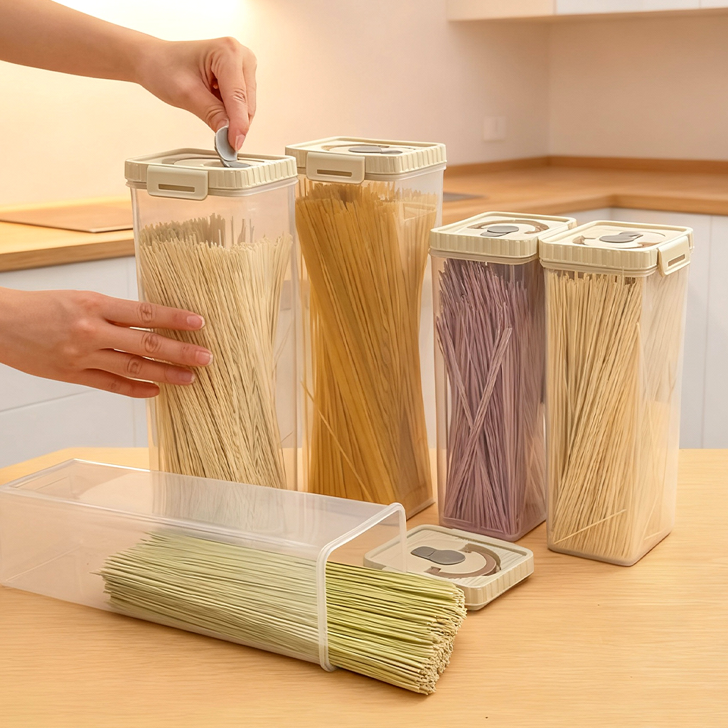 Noodles Sealed Storage Box Wit - Kitchen Baking Tray Organizer avis et prix