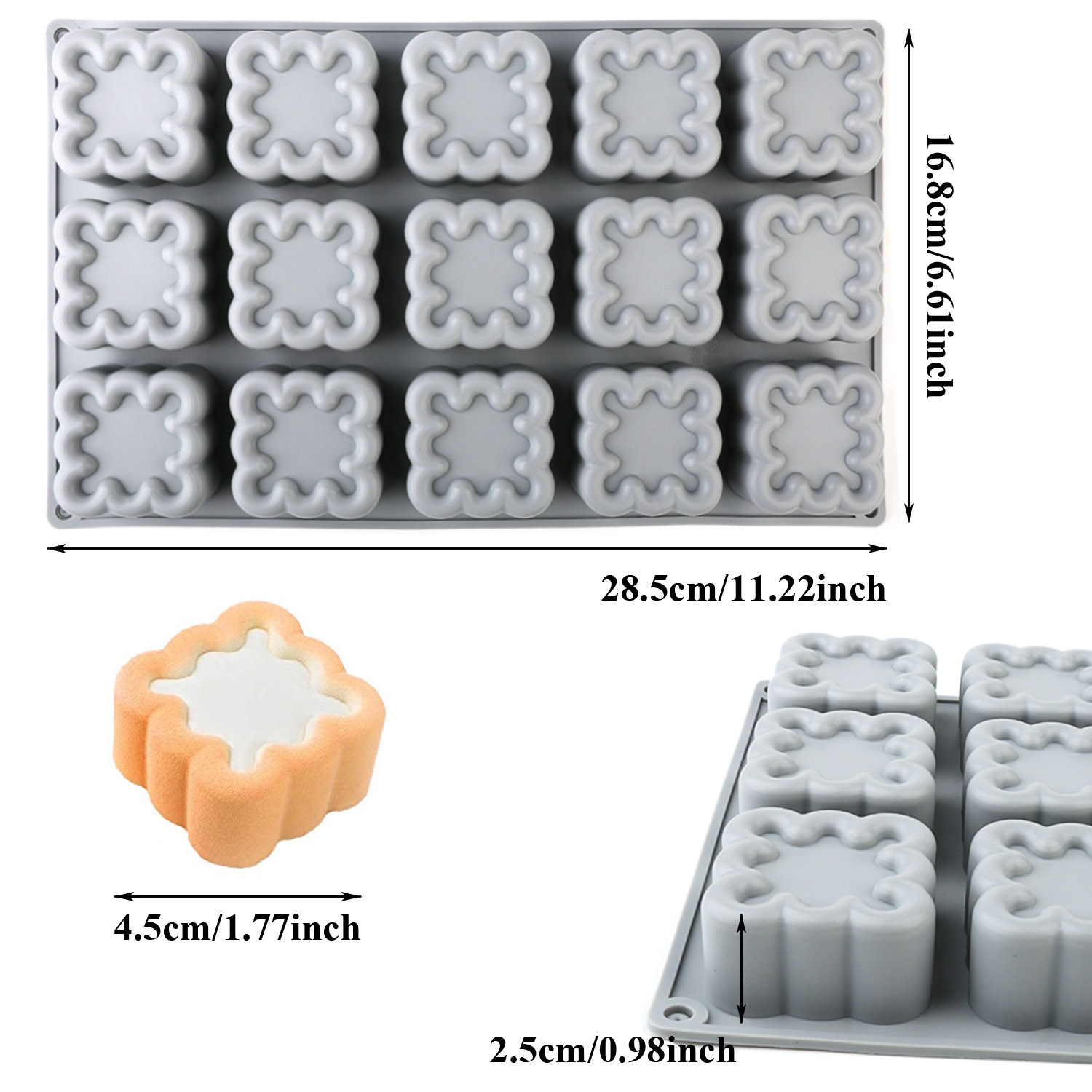 A Pack of Square Wave-Shaped S - Kitchen Baking Must Haves avis et prix