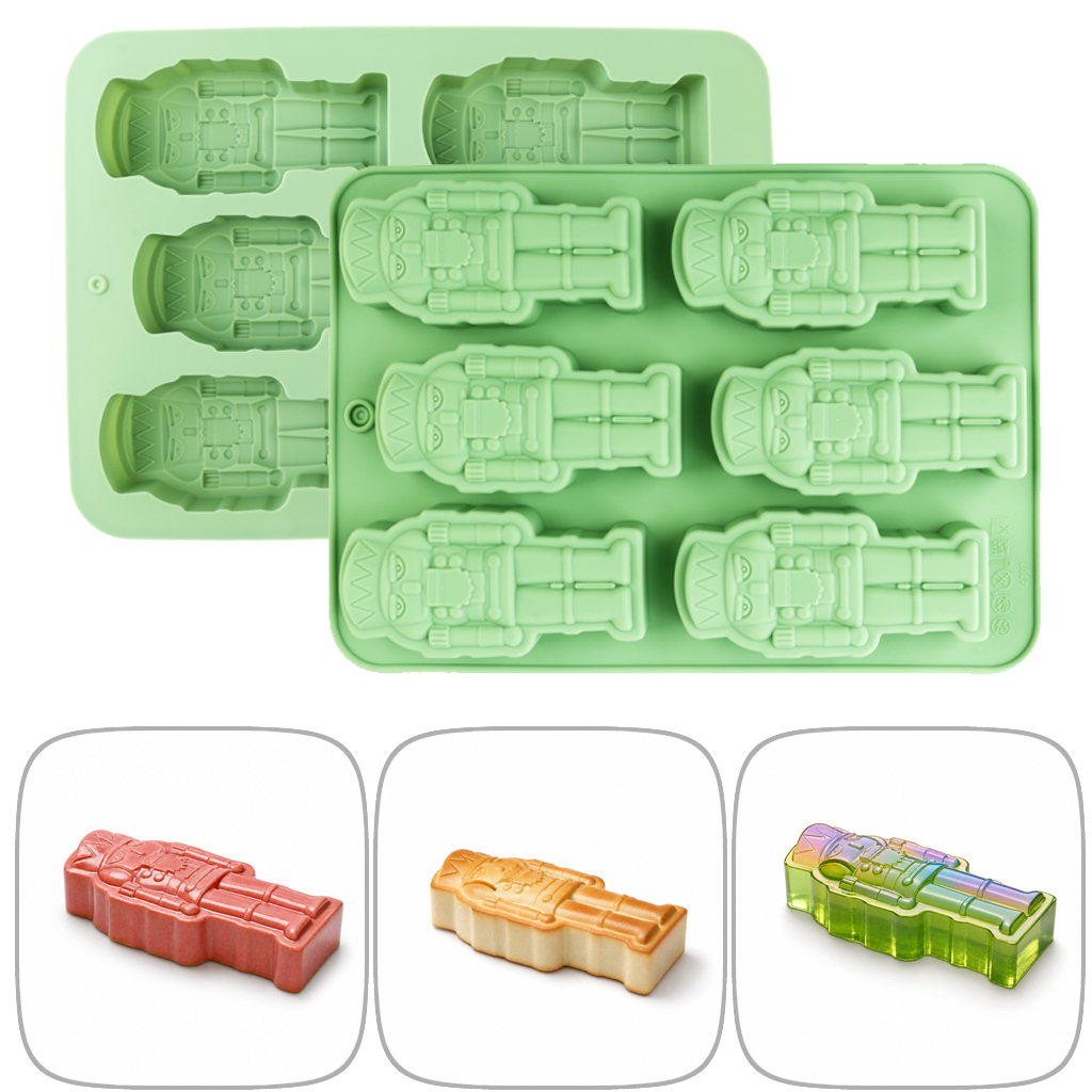 1 Silicone Baking Mold with 6  - Kitchen Baking Gifts avis et prix