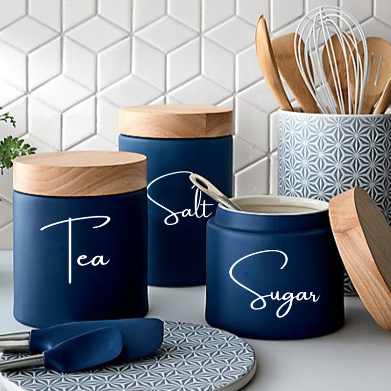 8Pcs Kitchen Organization Cani - Kitchen.Baking Labels avis et prix