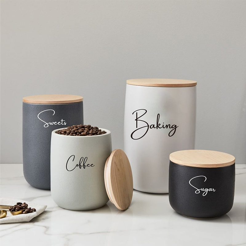 8Pcs Kitchen Organization Cani - Kitchen.Baking Labels avis et prix