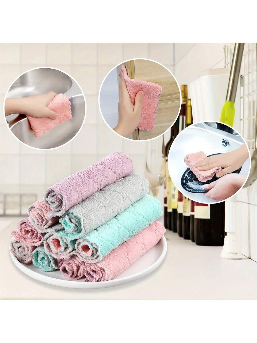 10pcs Kitchen Towels Set Dishc - Kitchen With Baking Area avis et prix