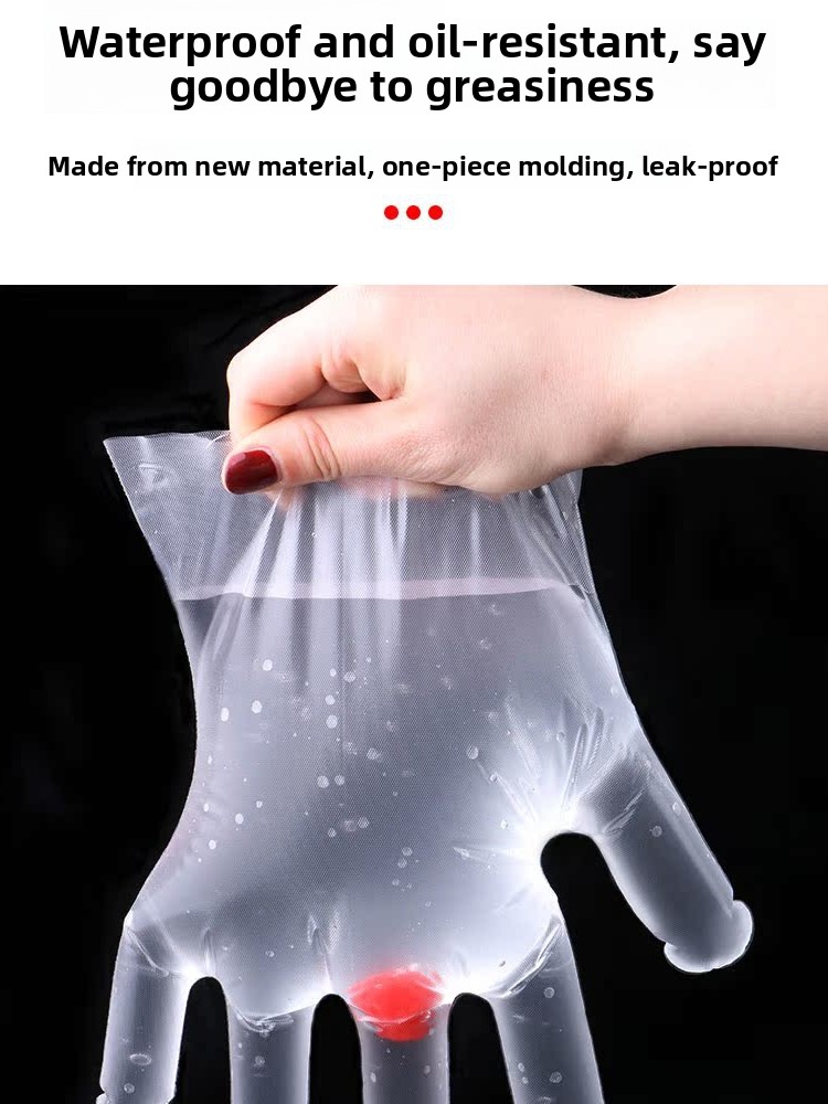 Disposable Thiened PE Plastic  - Kitchen Baking Gloves avis et prix