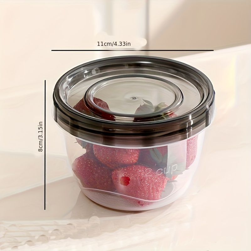 2 Transparent Sealed Food Stor - Kitchen Baking Tray Organizer avis et prix