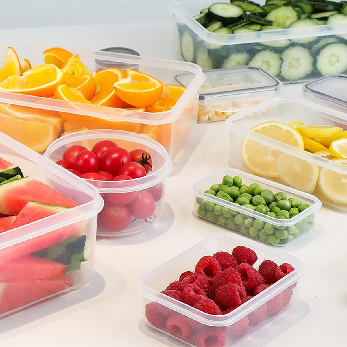 24Pcs/set Food Storage Box Set - Kitchen Baking Tray Organizer avis et prix