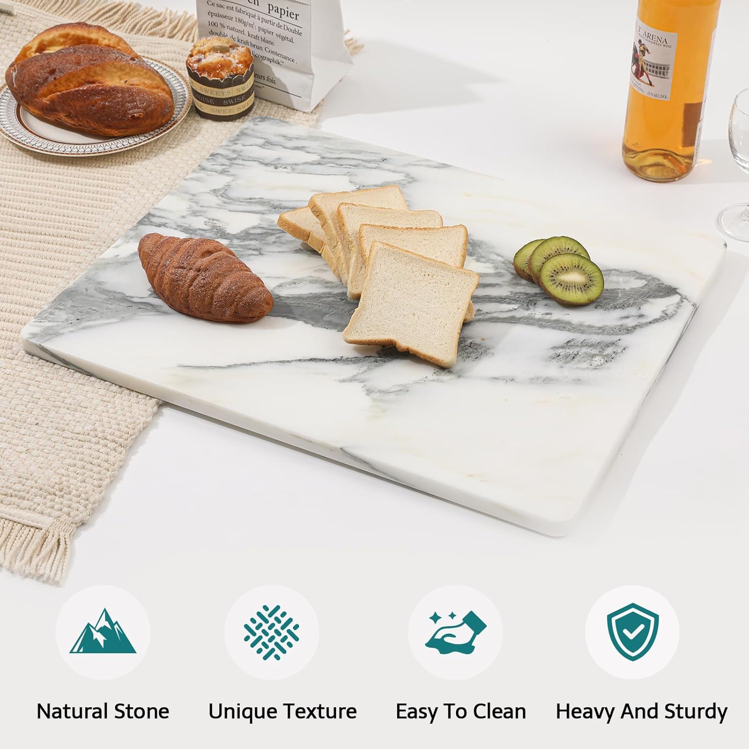 Marble Stone Cutting Board For - Kitchen With Baking Area avis et prix