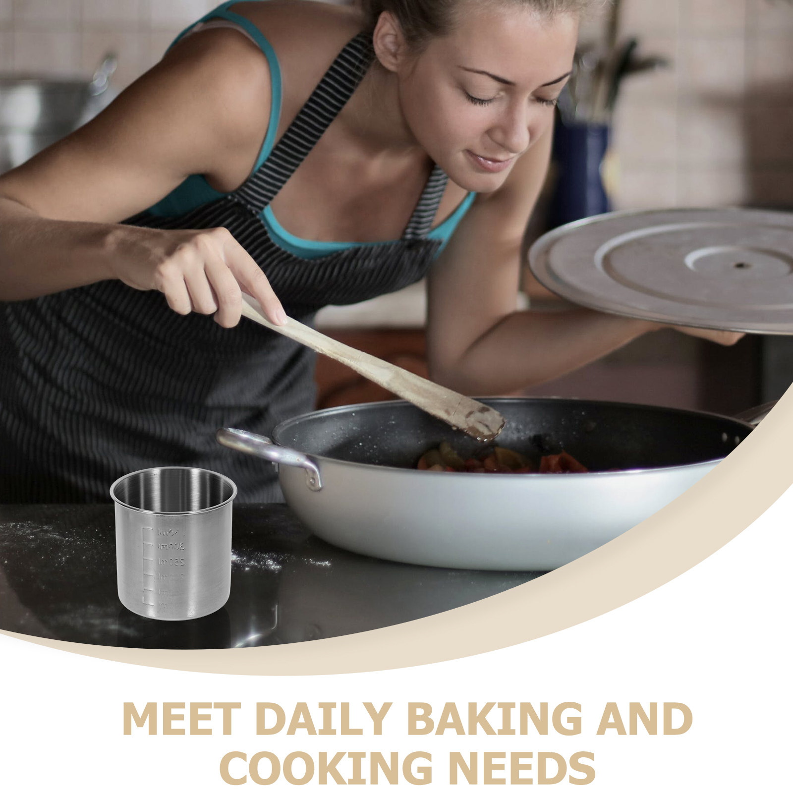 Stainless Steel Measuring Cup  - Kitchen Baking Containers avis et prix