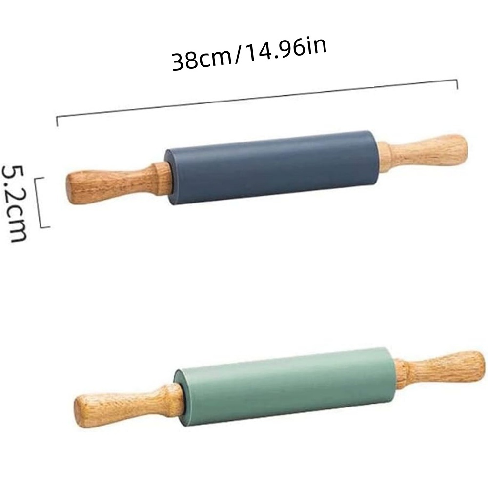 Non-Stick Silicone Rolling Pin - Kitchen Roll Baking avis et prix