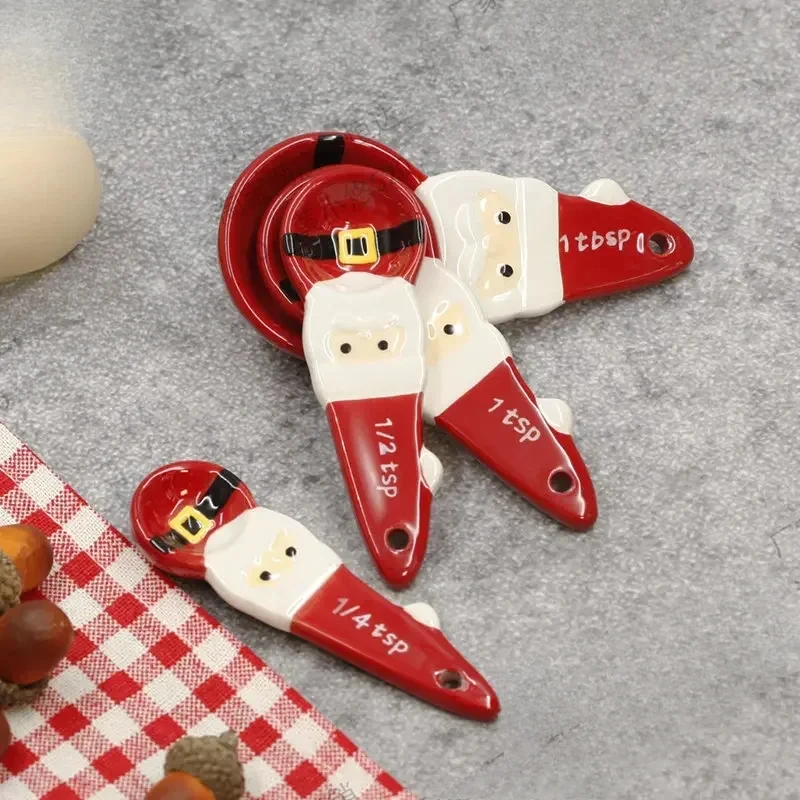 4pcs Christmas Measuring Spoon - Kitchen Baking Gifts avis et prix