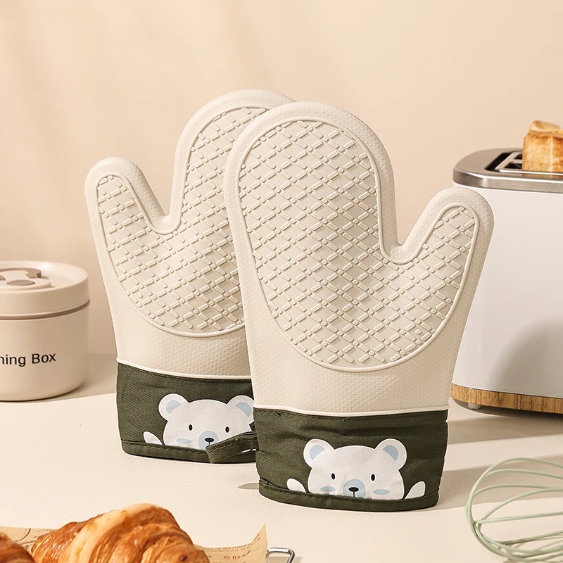 Silicone heat insulation glove - Kitchen Baking Gloves avis et prix