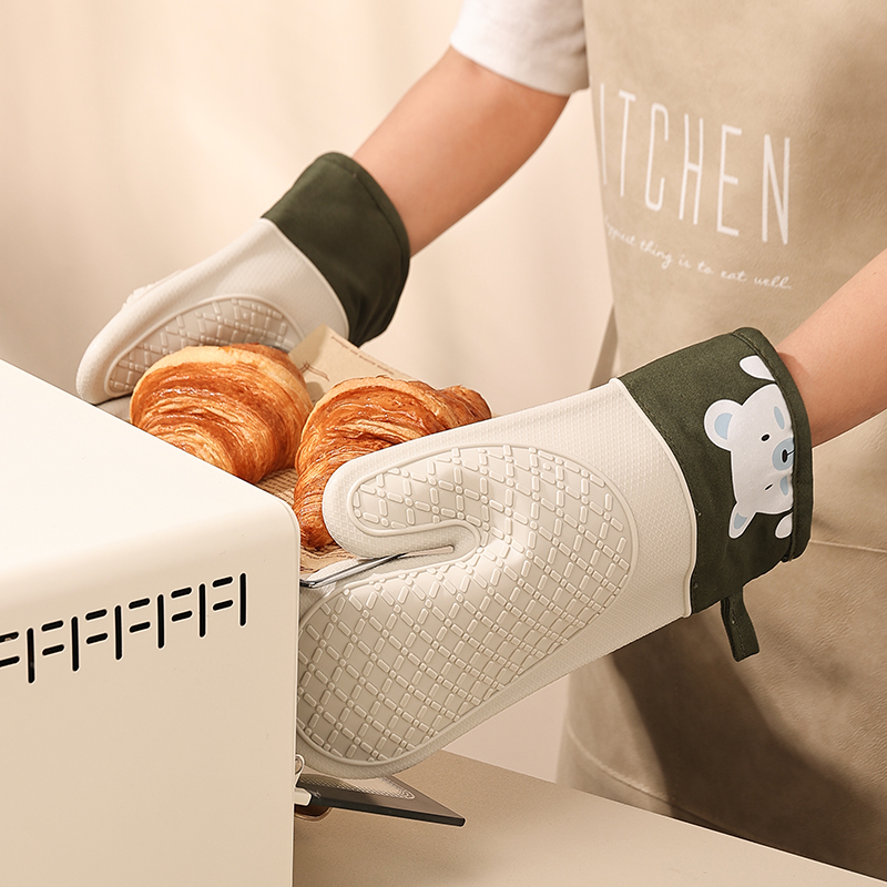 Silicone heat insulation glove - Kitchen Baking Gloves avis et prix