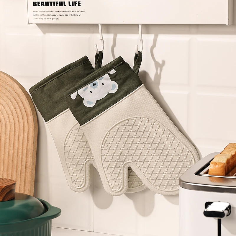 Silicone heat insulation glove - Kitchen Baking Gloves avis et prix