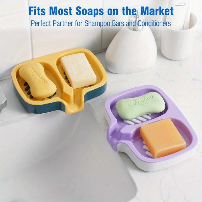 Double-Layer Soap Dish with Dr - Kitchen Baking Tray Organizer avis et prix