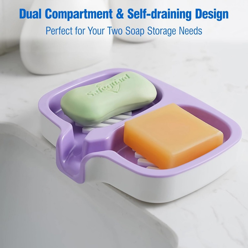 Double-Layer Soap Dish with Dr - Kitchen Baking Tray Organizer avis et prix