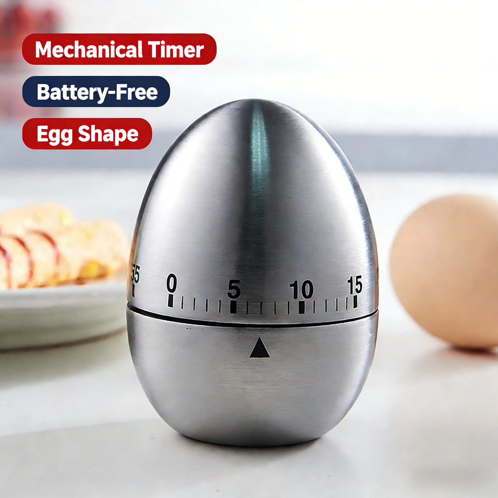 Cute Egg Shape Mechanical Kitc - Baking Kitchen Hourly avis et prix