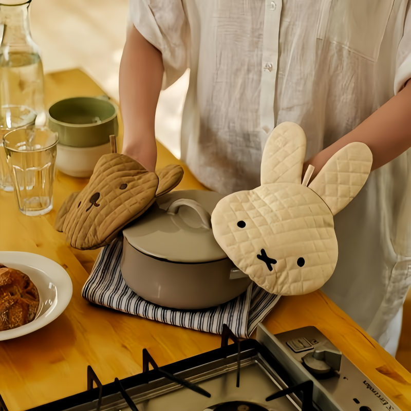 Kawaii Miffy Insulated Kitchen - Kitchen Baking Gloves avis et prix
