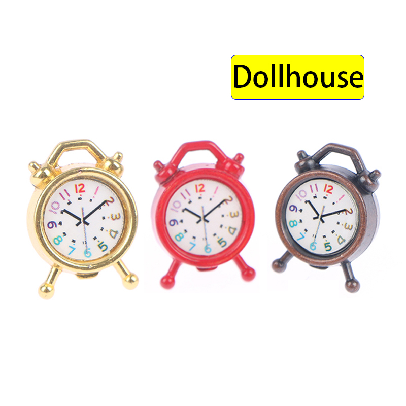 1PC 1:12 Scale Alarm Clock Dol - Kitchen Baking Storage avis et prix