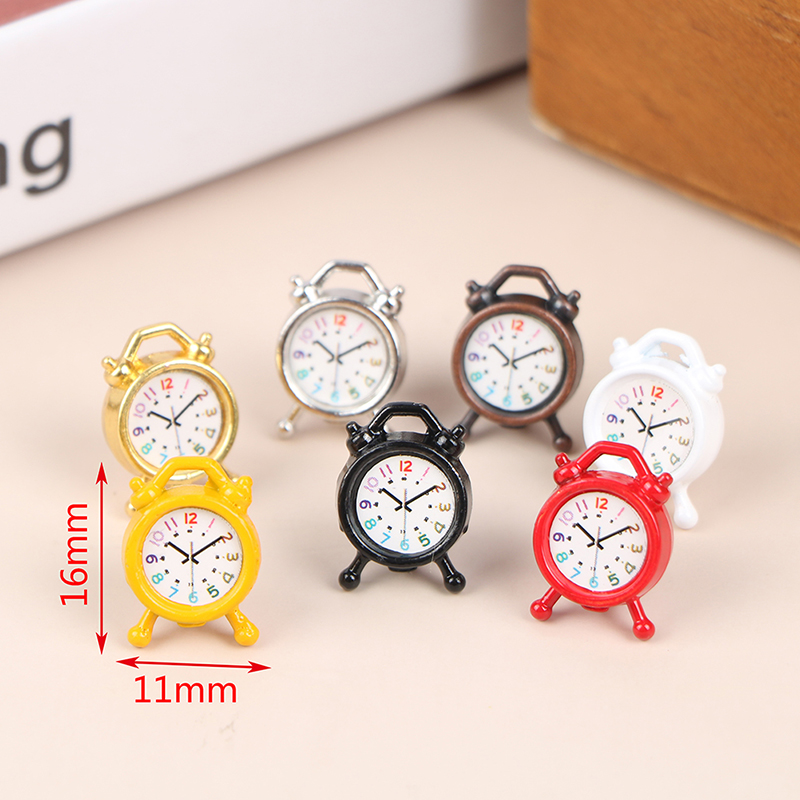 1PC 1:12 Scale Alarm Clock Dol - Kitchen Baking Storage avis et prix