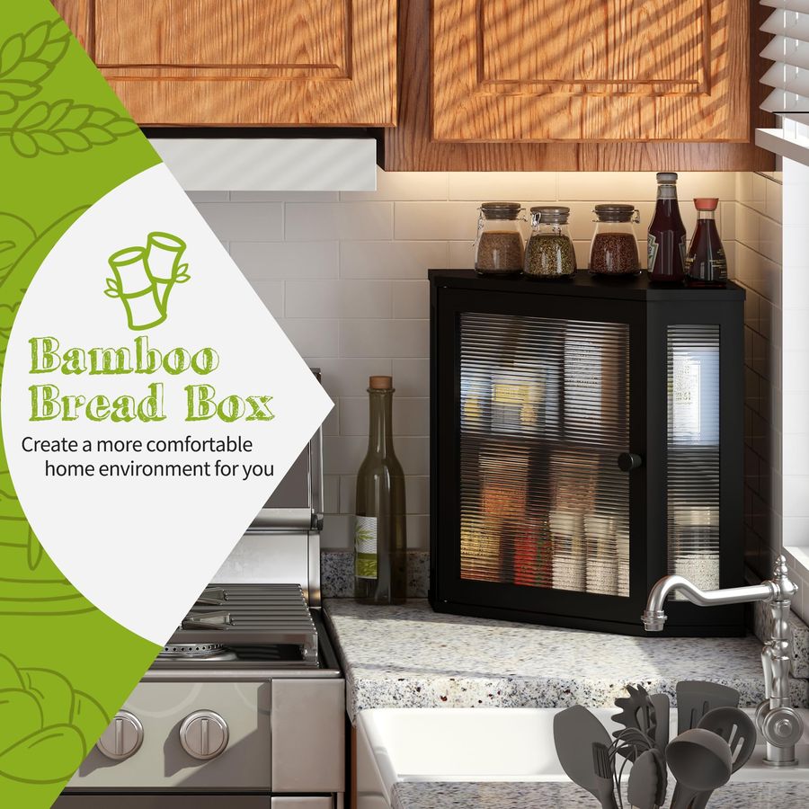 Corner Bread Box for Kitchen C - Kitchen Baking Storage avis et prix