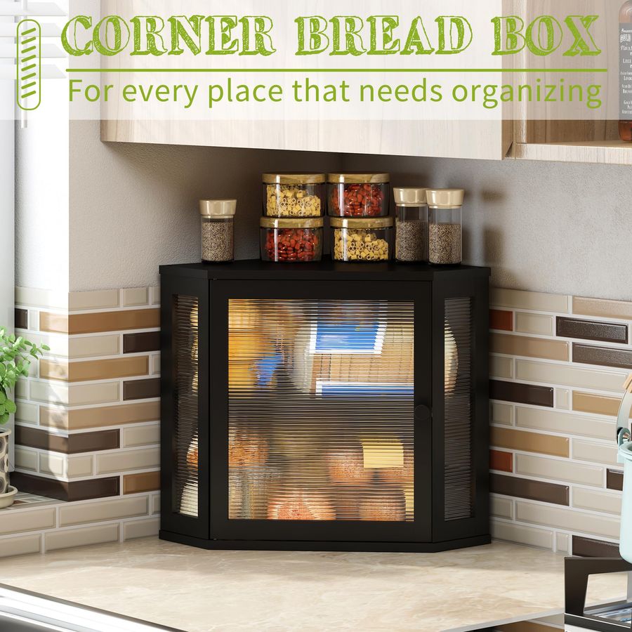 Corner Bread Box for Kitchen C - Kitchen Baking Storage avis et prix