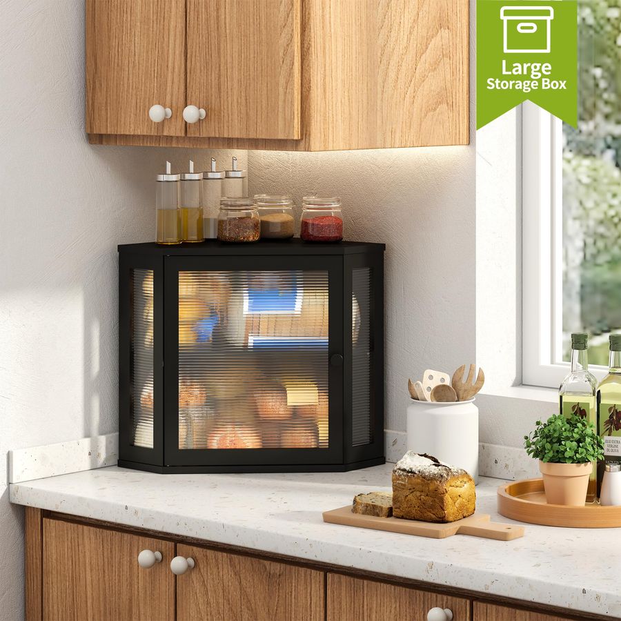 Corner Bread Box for Kitchen C - Kitchen Baking Storage avis et prix